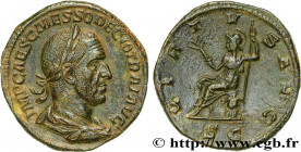 TRAJAN DECIUS
Type : Sesterce 
Date : 249 
Mint name / Town : Rome 
Metal : copper 
Diameter : 29  mm
Orientation dies : 1  h.
Weight : 20,23  g.
Rari...