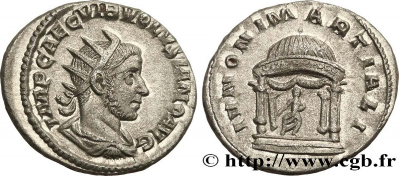 VOLUSIAN
Type : Antoninien 
Date : 252 
Mint name / Town : Rome 
Metal : billon ...