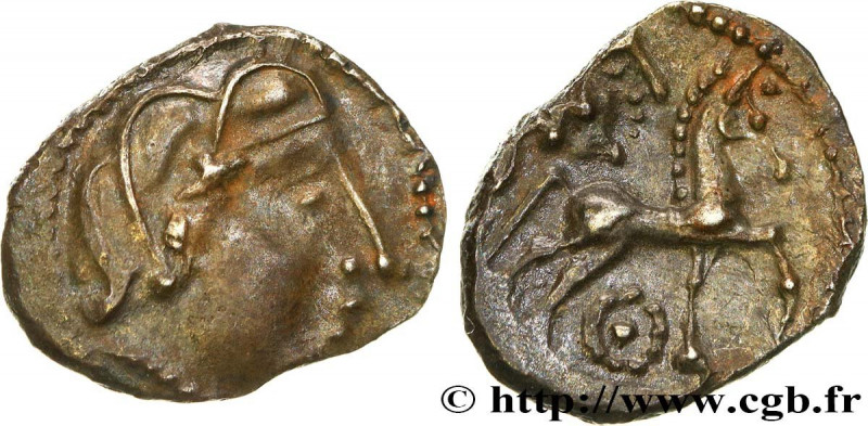 GALLIA - LEMOVICES (Area of Limoges)
Type : Drachme, avers et revers à droite 
D...