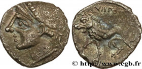 EDUENS, ÆDUI (BIBRACTE, Area of the Mont-Beuvray)
Type : Denier VIIPOTAL au lion 
Date : c. 60-50 AC. 
Mint name / Town : Autun (71) 
Metal : silver 
...