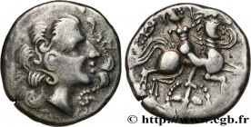 VENETI (Area of Vannes)
Type : Statère d'argent à la roue 
Date : c. 60-50 AC. 
Mint name / Town : Vannes (56) 
Metal : silver 
Diameter : 20  mm
Orie...
