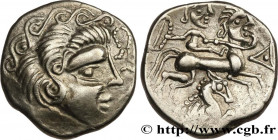 VENETI (Area of Vannes)
Type : Statère d'argent à l’hippocampe 
Date : c. 60-50 AC. 
Mint name / Town : Vannes (56) 
Metal : silver 
Diameter : 21  mm...