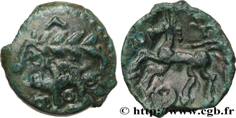 GALLIA - AULERCI EBUROVICES (Area of Évreux)
Type : Bronze au sanglier 
Date : c...