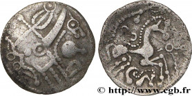 AMBIANI (Area of Amiens)
Type : Denier d'argent scyphate dit “à l'hippocampe”, fragmentaire 
Date : c. 60-50 AC. 
Mint name / Town : Amiens (80) 
Meta...