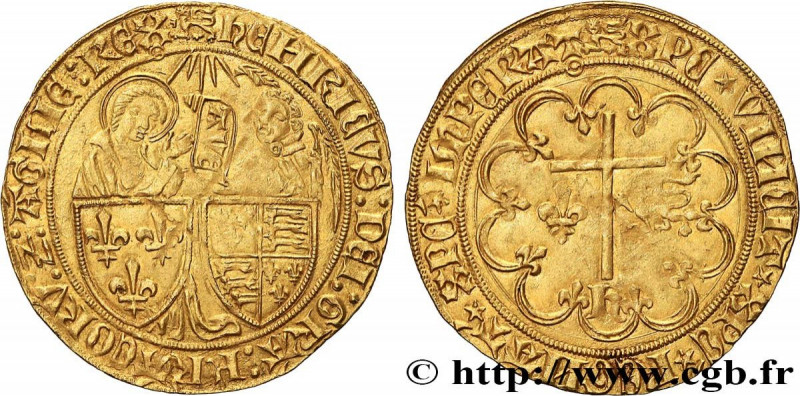 HENRY VI OF LANCASTER
Type : Salut d'or 
Date : 06/09/1423 
Date : n.d. 
Mint na...