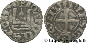BLÉSOIS - COUNTY OF BLOIS - JOHN OF CHÂTILLON
Type : Denier 
Date : 1307-1328 
Date : n.d. 
Mint name / Town : Blois 
Metal : billon 
Diameter : 17  m...