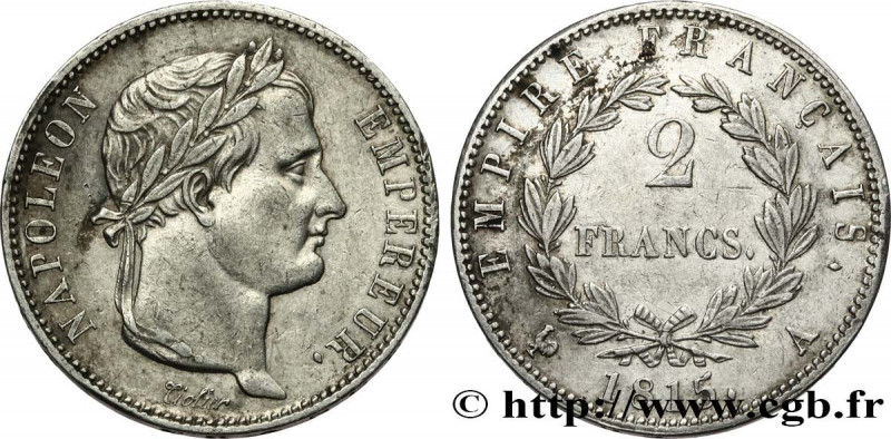 LES CENT JOURS / THE HUNDRED DAYS
Type : 2 francs Cent-Jours 
Date : 1815 
Mint ...