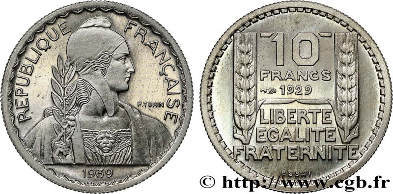 FRENCH STATE
Type : Essai hybride de 10 Francs Turin, très petit module, 20 mm, ...