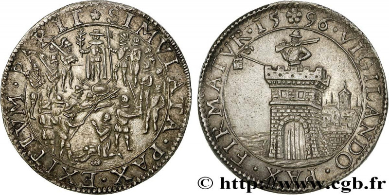 SPANISH NETHERLANDS - PHILIP II OF SPAIN
Date : 1596 
Mint name / Town : Dordrec...