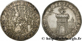 SPANISH NETHERLANDS - PHILIP II OF SPAIN
Date : 1596 
Mint name / Town : Dordrecht 
Metal : silver 
Diameter : 29  mm
Orientation dies : 12  h.
Weight...