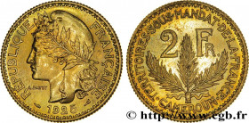 CAMEROON - TERRITORIES UNDER FRENCH MANDATE
Type : 2 Francs poids léger - Essai de frappe de 2 Francs Morlon - 8 grammes 
Date : 1925 
Mint name / Tow...