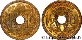FRENCH INDOCHINA
Type : 1/2 Centième Essai Lindauer 
Date : 1935 
Mint name / Town : Paris 
Quantity minted : - 
Metal : bronze 
Diameter : 20,97  mm
...
