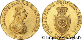 CONFEDERATION OF THE RHINE
Type : Ducat d'or 
Date : 1809 
Mint name / Town : Francfort 
Quantity minted : - 
Metal : gold 
Diameter : 19,  mm
Orienta...