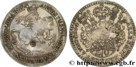 GERMANY - BRUNSWICK - WOLFENBUTTEL - AUGUSTUS II
Type : 1 1/2 Thaler 
Date : 1664 
Metal : silver 
Diameter : 64  mm
Orientation dies : 3  h.
Weight :...
