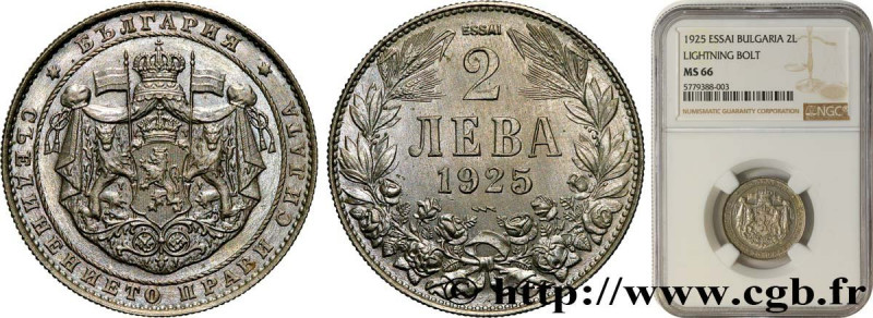 BULGARIA
Type : Essai 2 Leva 
Date : 1925 
Mint name / Town : Poissy 
Quantity m...