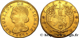 COLOMBIA - REPUBLIC OF COLOMBIA
Type : 8 Escudos 
Date : 1835 
Mint name / Town : Bogota 
Quantity minted : - 
Metal : gold 
Millesimal fineness : 875...
