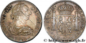 SPANISH AMERICA - MEXICO - CHARLES III
Type : 8 Reales  
Date : 1785 
Mint name / Town : Mexico 
Quantity minted : - 
Metal : silver 
Millesimal finen...