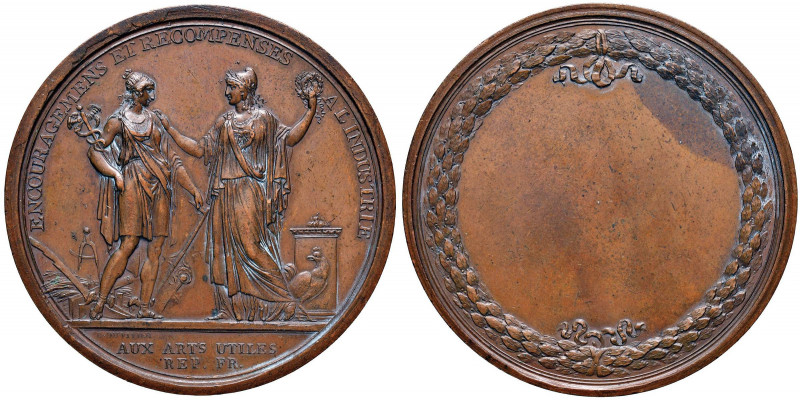 Medaglia 1798 Esposizione dei prodotti dell’industria a Parigi - Opus: B. Duvivi...
