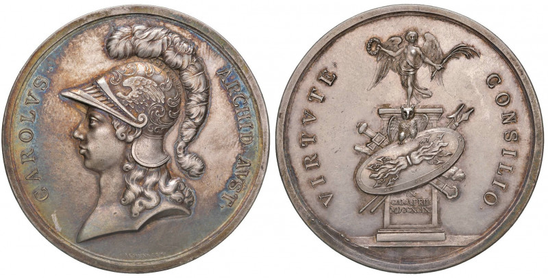 Medaglia 1799 Battaglia di Pfullendorf - D/ Busto dell’arciduca Carlo d’Austria ...