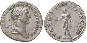 Traiano (98-117) Denario - Busto laureato a d. - R/ Genio stante di fronte - RIC 275 AG (g 3,00)
SPL