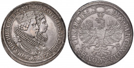 AUSTRIA Leopoldo (1619-1632) Doppio tallero s.d. - Dav. 3331 AG (g 56,70) Colpetti al bordo
BB+