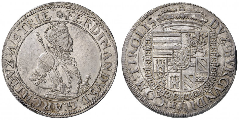 AUSTRIA Ferdinando II (1564-1595) Tallero (Hall) - Dav. 8097 AG (g 28,74)
qSPL/...