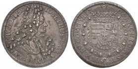 AUSTRIA Giuseppe I (1705-1711) Tallero 1706 - KM 1438.1 AG (g 28,92) Modeste macchie su bella patina di vecchia raccolta 
SPL+