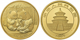 CINA Repubblica Popolare - 2.000 Yuan 2009 Commemorative gold coin of chinese panda - AU (5 oz) Tiratura di 1.000 esemplari, nel bellissimo astuccio i...