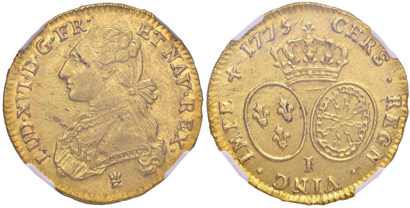 FRANCIA Luigi XVI (1774-1793) Doppio luigi d’oro 1775 I - Gad. 362 AU (g 16,28) ...