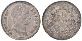 FRANCIA Napoleone (1804-1814) Franco A. 13 A - Gad. 443 AU (g 5,02) Ex Nomisma 53, lotto 494
qFDC/FDC