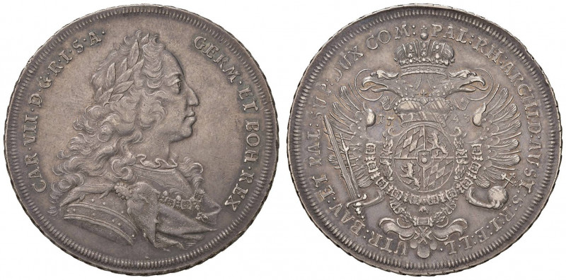 GERMANIA Baviera - Karl Albrecht (1726-1745) Tallero 1743 - KM 464; Dav. 1947 AG...