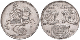 GERMANIA Sassonia - Friedrich August I (1694-1733) Tallero 1711 - Dav. 2655 AG (g 29,21) R Piccola frattura del tondello
BB+
