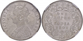 INDIA Vittoria (1837-1901) Rupia 1901 Bombay - KM 492 CU In slab NGC MS 62 cod. 4975585-026
qFDC/FDC