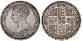 INGHILTERRA Vittoria (1837-1901) Crown 1847 undecimo - Seaby 3883 AG (g 28,34) RRR P.L. Proof
SPL