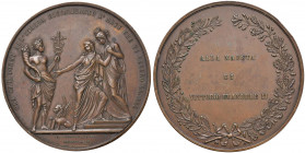 VENEZIA Medaglia 1867 Riannessione di Venezia all’Italia - Opus: Vagnetti - AE (g 134 - Ø 70 mm) Graffi al R/, colpo al bordo
qSPL