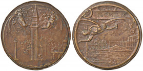 VENEZIA Medaglia 1912 per la ricostruzione del Campanile - Opus: Lippi - AE (g 100 - Ø 65 mm)
BB