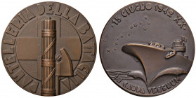 MEDAGLIE FASCISTE - Medaglia 1942 XX - Battaglia di Pantelleria - AE (g 114 - Ø 60 mm)
FDC