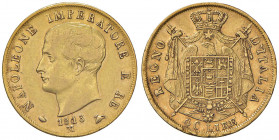 Napoleone (1804-1814) Milano - 40 Lire 1813 Puntali sagomati, il secondo 1 su 0 - Gig. 81a AU (g 12,86) Colpetti al bordo
BB/BB+