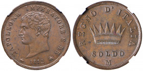 Napoleone (1804-1814) Milano - Soldo 1812 - Gig. 214 CU In slab NGC MS64+BN 5887105-053
FDC