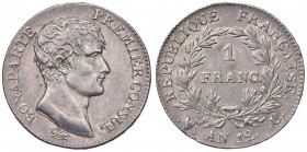 Napoleone (1804-1814) Torino - Franco A. 12 - Gig. 2 (indicato R/5 senza alcuna valutazione per nessuna conservazione) AG (g 4,98) RRRR Ex Nomisma 50,...