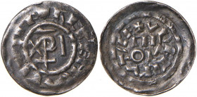 Berengario II e Adalberto (922-926) Milano - Denaro - cfr. MIR 33 AG (g 1,00) RRRR
BB+/SPL