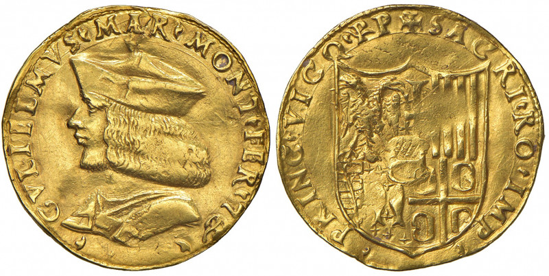 CASALE Guglielmo II Paleologo (1494-1518) Doppio ducato - MIR manca, cfr. 177 e ...