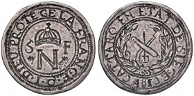 CATTARO Assedio inglese (1813) 5 Franchi - Gig. 2 AG (g 28,58) RR
qSPL