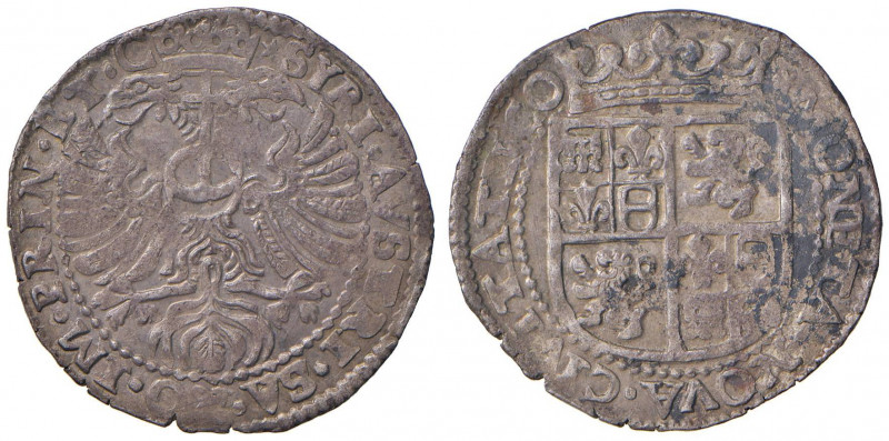 CORREGGIO Siro principe (1616-1630) Fiorino - MIR 189; M.L. 87 MI (g 3,86) RRR C...