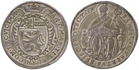 DESANA Antonio Maria Tizzone (1598-1641) Tallero tipo Salisburgo - MIR 551 AG (g 27,44) RRRR Di grande qualità per questo tipo di moneta
SPL