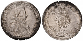 FIRENZE Ferdinando II (1621-1670) Piastra 1630 millesimo sia al D/ che al R/ - MIR 291/4 AG (g 32,58) R Ossidazione al margine ma bell’esemplare. Al n...