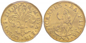 FIRENZE Cosimo III (1670-1723) Zecchino 1723 - MIR 325/9 AU (g 3,46) In slab PCGS MS62 691108.62/36424908
SPL