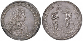 FIRENZE Cosimo III (1670-1723) Piastra 1678 - MIR 326/5 AG (g 31,18) Minimi graffietti al R/
SPL