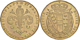 FIRENZE Leopoldo II (1824-1859) 80 Fiorini 1827 - MIR 443/1 AU RR In slab PCGS MS62 833528.62/37592204 
FDC
