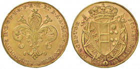 FIRENZE Leopoldo II (1824-1859) 80 Fiorini 1828 - MIR 443/2 AU (g 32,61) RR Colpi al bordo
BB+